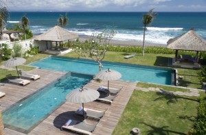 Luxury beachfront villa